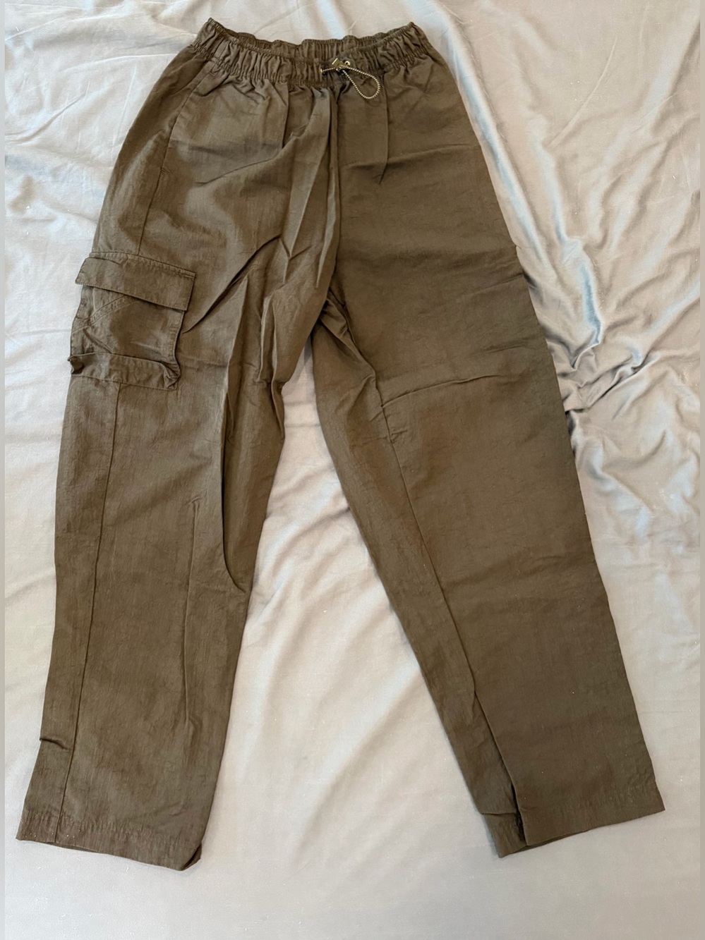 Nike Black Cargo Pants with Drawstring Waist